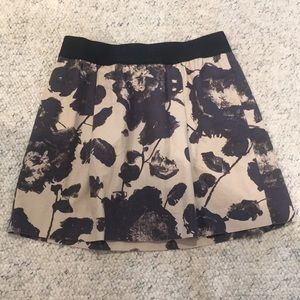 Abstract floral skirt